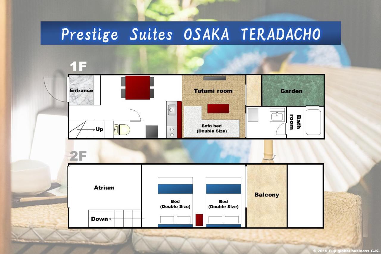 Prestige Suites Osaka Teradacho Екстериор снимка